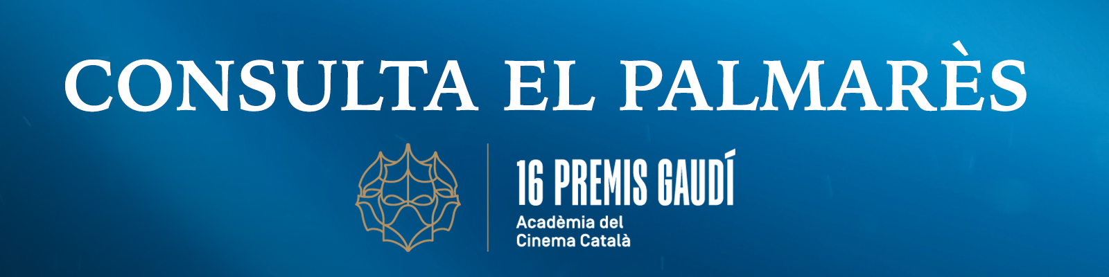 Palmarès 16a edició Premis Gaudí