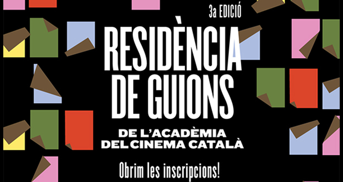 L’Acadèmia del Cinema Català obre la convocatòria de la 3a edició de la Residència de guions